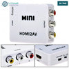 Acheter Convertisseur RCA  vers HDMI  - Adaptateur vidéo Mini AV - Compatible 1080P - Blanc en Tunisie - Disponible au meilleur prix sur CoThings