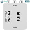 Acheter Convertisseur RCA  vers HDMI  - Adaptateur vidéo Mini AV - Compatible 1080P - Blanc en Tunisie - Disponible au meilleur prix sur CoThings