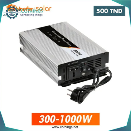 Convertisseur Sinus 1000W 12 VDC version améliorée - Domotique Tunisie