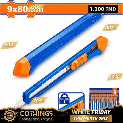 CUTTER PLASTIC PM 9X 80 WSK2902 WADFOW WSK2902 - Domotique Tunisie