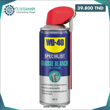 Degripant graisse blanche au lithuim WD40 - Domotique Tunisie