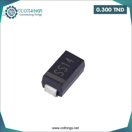 Diode (CMS) SS14 Schottky. 1A. 40V. boîtier SMA - Domotique Tunisie