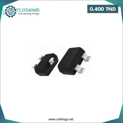 Diode Zener (CMS) BZX84C5V1 5.1V 0.35W boîtier SOT-23 - Domotique