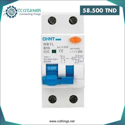 DISJONCTEUR 1P + N MONOBLOC DIFFRENTIEL C32 30mA - Domotique Tunisie
