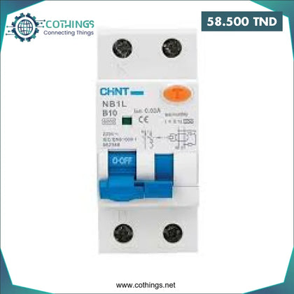 DISJONCTEUR 1P + N MONOBLOC DIFFRENTIEL C32 30mA - Domotique Tunisie