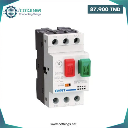 Disjoncteur Moteur NS2 25 13 18A CHINT Domotique Tunisie