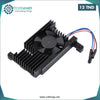 Acheter Dissipateur thermique aluminium noir 16.5×15.5×1.3 cm pour Raspberry Pi 2B/3B/4B en Tunisie - Disponible au meilleur prix sur CoThings