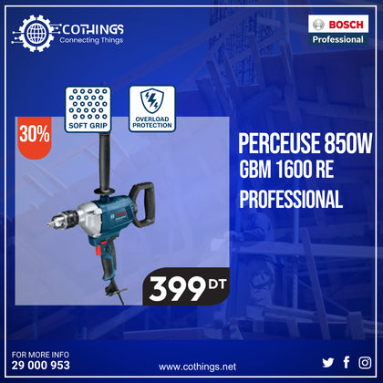 Perceuse 850W GBM 1600 RE PROFESSIONAL BOSCH