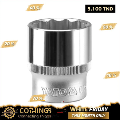 Douille 12Pt Cr-V 1/2