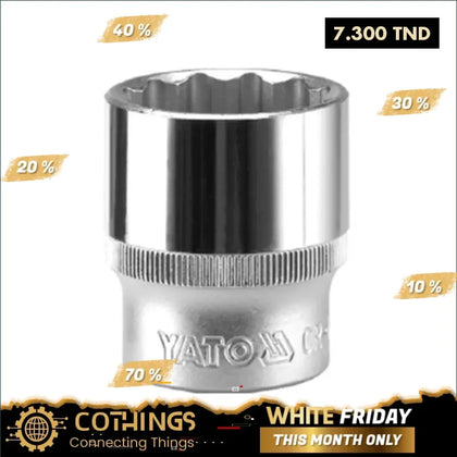 Douille 12Pt Cr-V 1/2