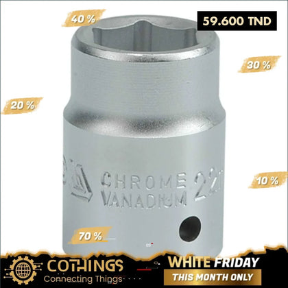 Douille Hex.Cr-V 3/4