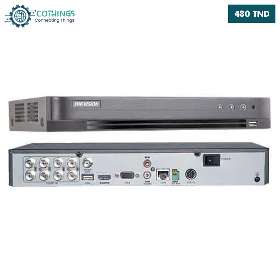 DVR HIKVISION 8 CANAUX 1080P UP TO 4MP (DS-7208HQHI-K1/E) - CoThings ...