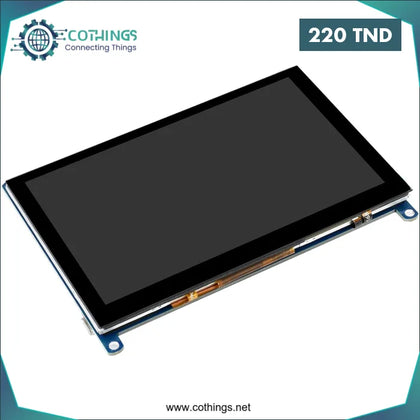 Ecran LCD tactile résistif Waveshare 5 pouces interface HDMI