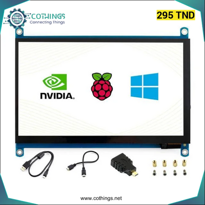 Ecran Tactile Waveshare pour raspberry 7 POUCES 1024x600 LCD