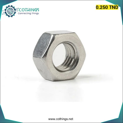 Écrou hexagonal en acier inoxydable 304 M3 - Domotique Tunisie