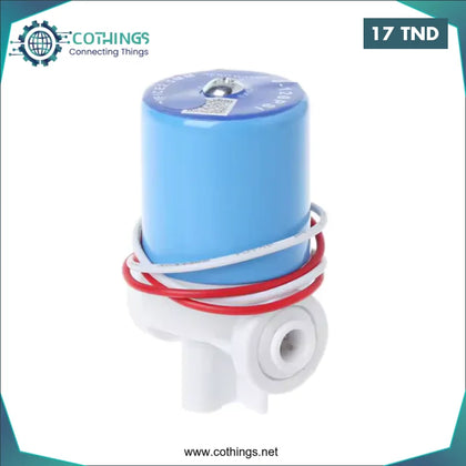Électrovanne plastique G1/4’’ vanne 2 voies NC 0-120 PSI 24 V