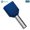 Acheter Embout Double TE-2510 2.5mm 100 pcs Kontron en Tunisie - Disponible au meilleur prix sur CoThings