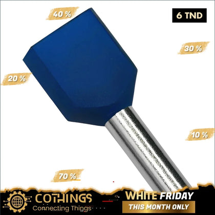 Embout Double TE-2510 2.5mm 100 pcs Kontron