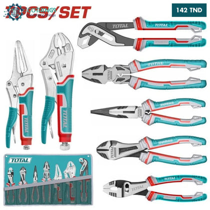 Ensemble De Pinces TOTAL 7 Pièces Bricolage TOS23055