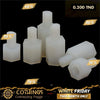 Acheter Entretoise  hexagonale en nylon blanc M3 x 18 + 6 mm, tête simple en Tunisie - Disponible au meilleur prix sur CoThings