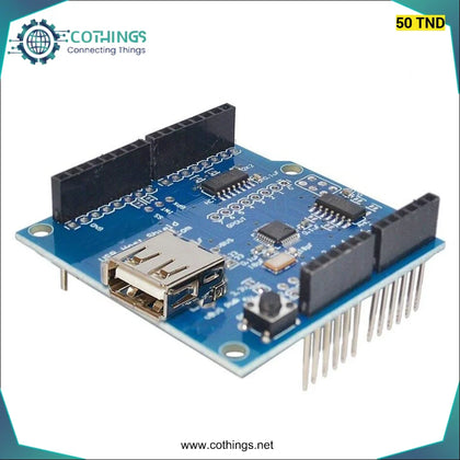 FAYM-Z1302 USB Host Shield 2.0 (Suppot Google ADK) Pour Arduino UNO