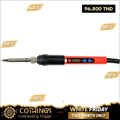 Fer A Souder 80W Affichage Lcd Avec Reglage Temp.50-450° Pointe 900M