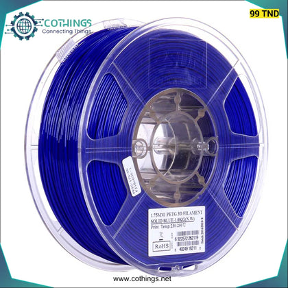 Filament eSun PLA + 1,0 kg 1,75 mm Bleu - Domotique Tunisie