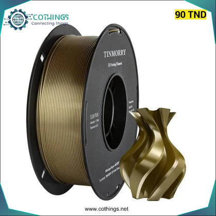 Filament PLA en Bronze SILK 1,75 mm 1 kg - Domotique Tunisie