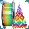 Filament PLA1,75 mm 1 kg SILK multicolore arc-en-ciel - Domotique