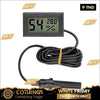 Acheter FY-12 Mini thermomètre numérique LCD hygromètre - NOIR réfrigérateur congélateur testeur température humidité mètre avec fil de 1,5 mètre (avec batterie) en Tunisie - Disponible au meilleur prix sur CoThings
