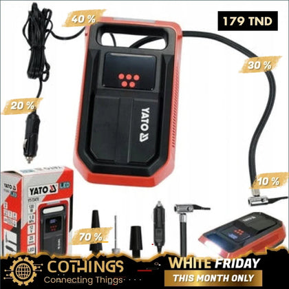 Gonfleur De Voiture Digital 12V