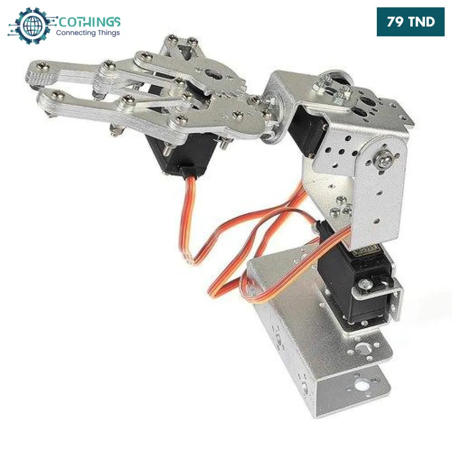 Bras Robotique Mécanique En Aluminium – Kit à Monter Compatible Arduino SG5010 – Pour Projets DIY - 3