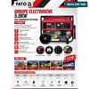 Acheter GROUPE ELECTROGENE 5.0KW 220V AVEC DEMARREUR ELECTRIQUE YATO en Tunisie - Disponible au meilleur prix sur CoThings