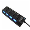 Acheter HUB USB 4 PORT USB 3.0 AVEC INTERRUPTEUR en Tunisie - Disponible au meilleur prix sur CoThings