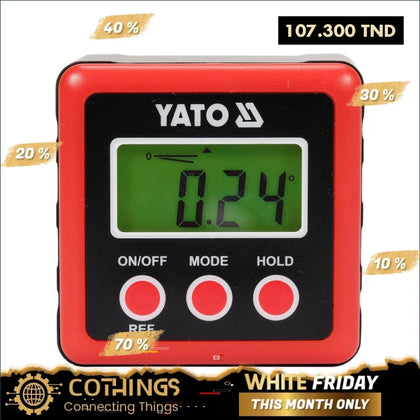 Jauge D'Angle Digital Lcd Socle Aimantee