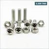 Acheter jeu de 10 Vis à tête cylindrique M3x10mm + Écrou hexagonal en acier inoxydable 304 M3 en Tunisie - Disponible au meilleur prix sur CoThings