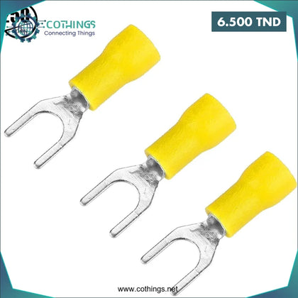 Jeu de 100 pcs COSSE FOURCHE SVL5-5-6 - Domotique Tunisie