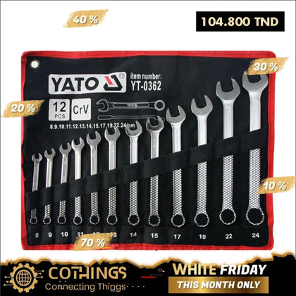 Jeu De 12 Cles Mixtes 8-24Mm