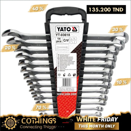 Jeu De 14 Cles Mixtes 8-24Mm