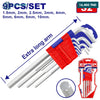 Acheter JEU 9 CLÉS HEX T1,5-T10 EXTRA LONG EMTOP EHKY1092 en Tunisie - Disponible au meilleur prix sur CoThings