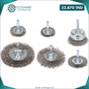Acheter Jeu De Brosse Rotative Inox 6Pcs en Tunisie - Disponible au meilleur prix sur CoThings