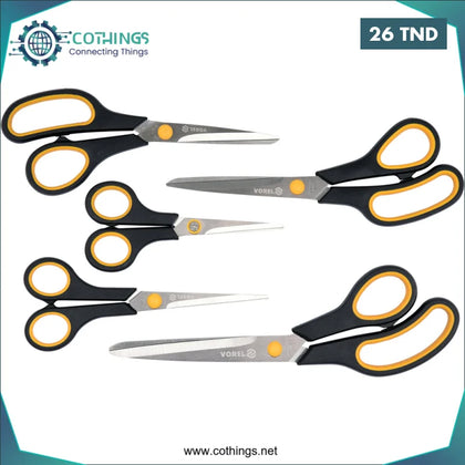 Jeu de ciseaux 5Pcs vorel - Domotique Tunisie