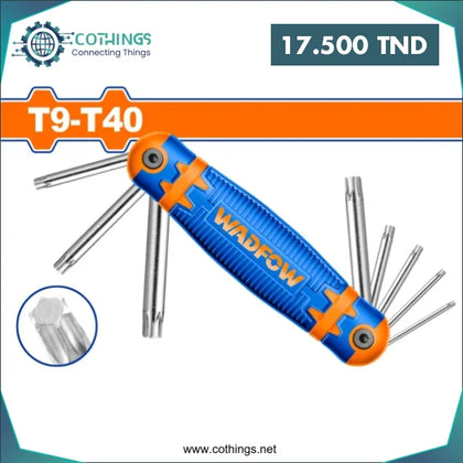 Jeu d’hexagones en forme d’étoile de 8 pièces T9-T40 Wadfow