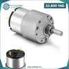 Acheter JGB37-520 DC12V 107RPM/MIN Moteur réducteur de vitesse cc brossé avant et arrière miniature en Tunisie - Disponible au meilleur prix sur CoThings