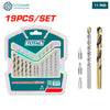 Acheter Kit Embouts Forets HSS Maçonnerie Total 19 Pièces Professionnel TACSDB1901 en Tunisie - Disponible au meilleur prix sur CoThings