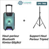 Acheter Kit Haut-parleur Bluetooth Kimiso QS5807 Avec Support Tripied en Tunisie - Disponible au meilleur prix sur CoThings