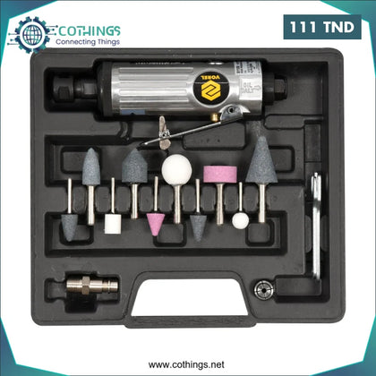 Kit meuleuse droite pneumatique 15pcs VOREL - Domotique Tunisie