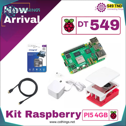 Kit Raspberry PI5 - 4GB - Domotique Tunisie