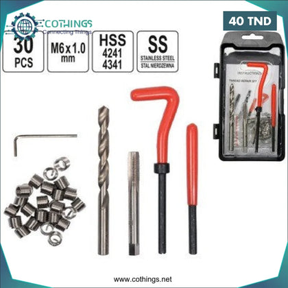 Kit de réparation de filetage Yato M6x1.0 Domotique Tunisie