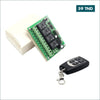 Acheter Kit télécommande sans fil 433MHz ,DC 12V 4CH en Tunisie - Disponible au meilleur prix sur CoThings